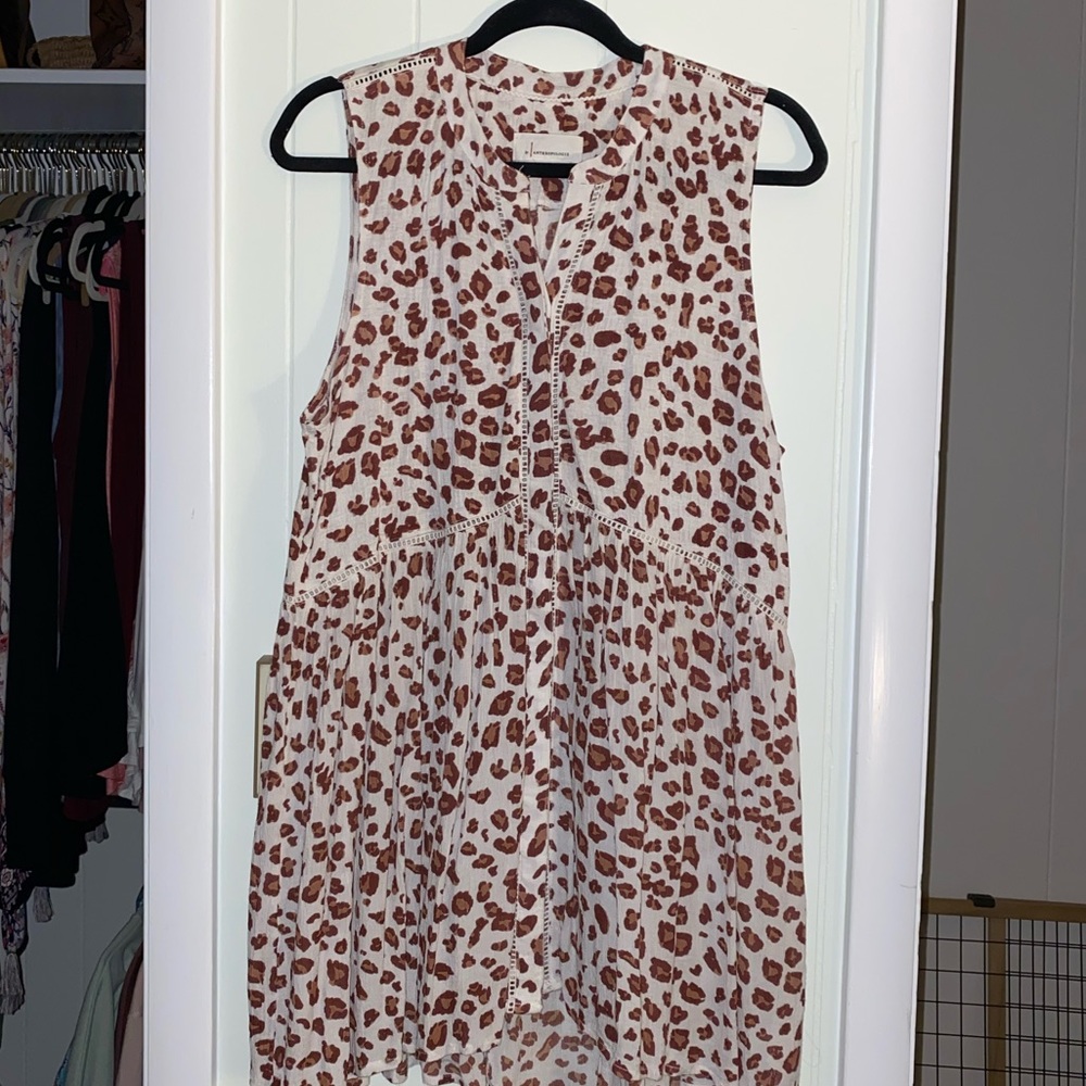 Anthropologie leopard top